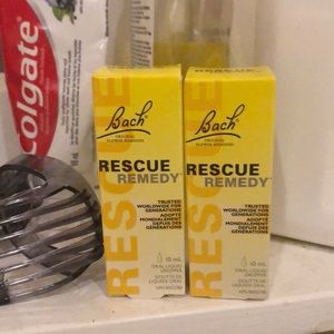 New unopened. 2 10ml bottles of Bach’s Rescue Remedy.   Oral liquid.